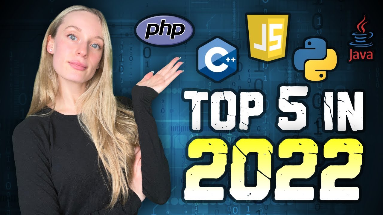 Tiffany Janzen zeigt die Logos von fünf Programmiersprachen
