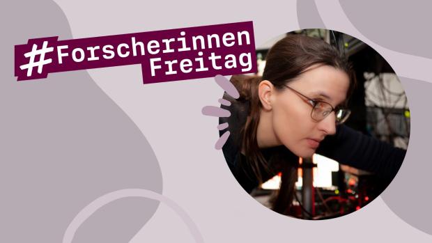 Neben dem Logo #ForscherinnenFreitag ist ein Foto von Ulrike Böhm zu sehen.