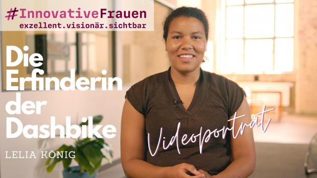 Videoporträt über Lelia König, die Erfinderin der Dashbike